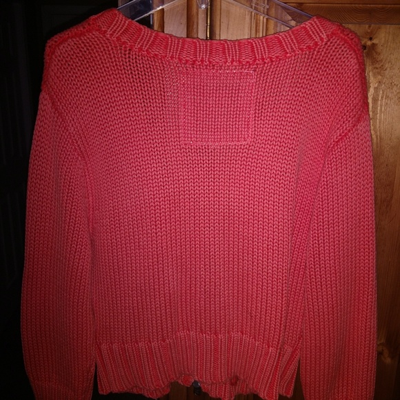 Abercrombie and Fitch Orange Zip Cardigan🎃 - Picture 7 of 8